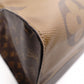 LOUIS VUITTON OTG GM On the Go Monogram Reverse Handbag, PVC and Leather, Brown, 2-Way