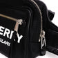 BURBERRY ECONYL Body Bag, Nylon, Black, Logo, Black Shoulder Bag