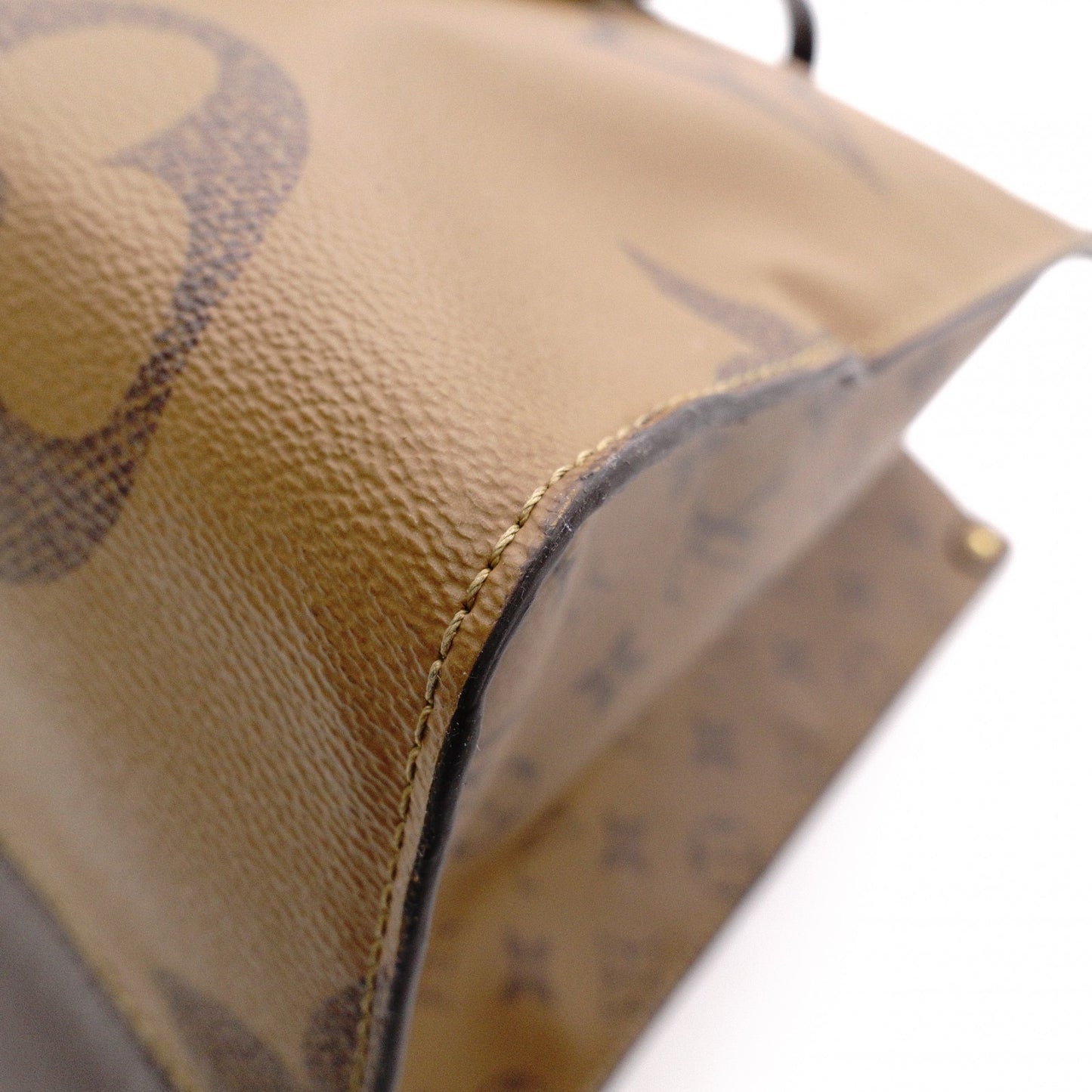 LOUIS VUITTON OTG GM On the Go Monogram Reverse Handbag, PVC and Leather, Brown, 2-Way