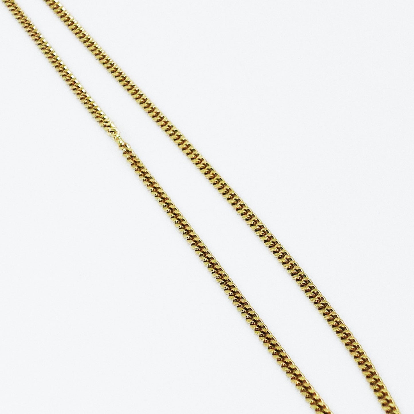 Christian Dior Necklace Gold × Black Plate Vintage 7-12-1234