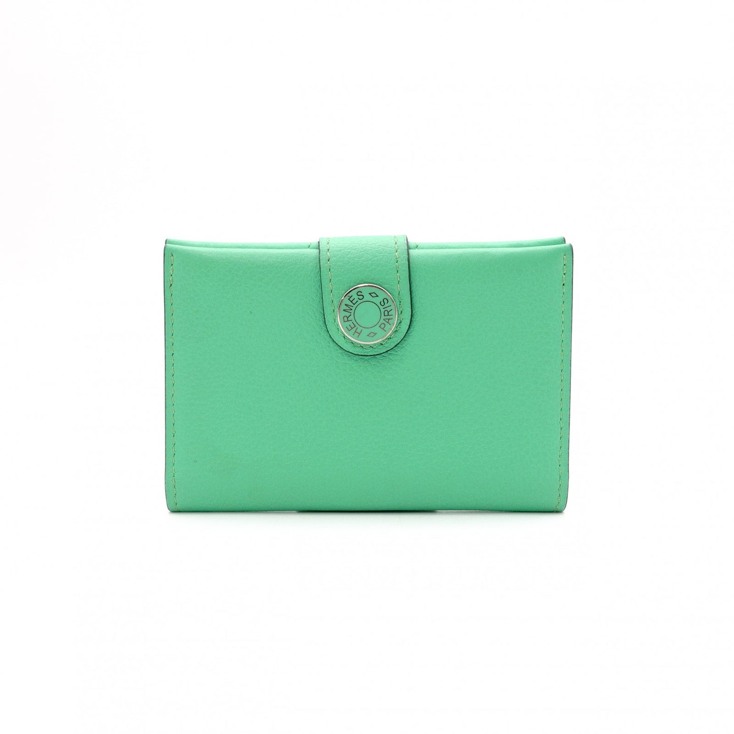 Unused HERMES Card Case, Evercolor, Veil Comique, B-stamped