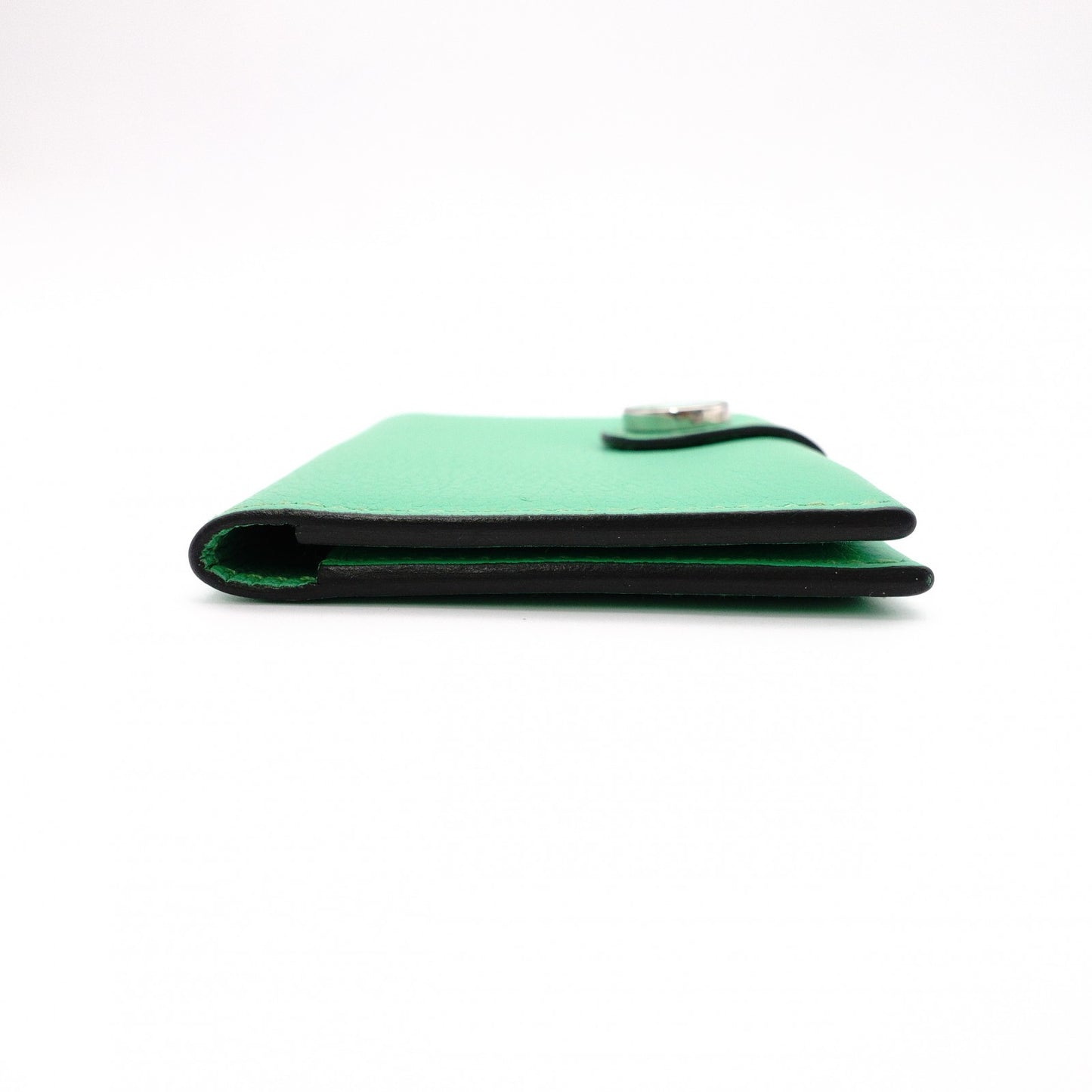 Unused HERMES Card Case, Evercolor, Veil Comique, B-stamped