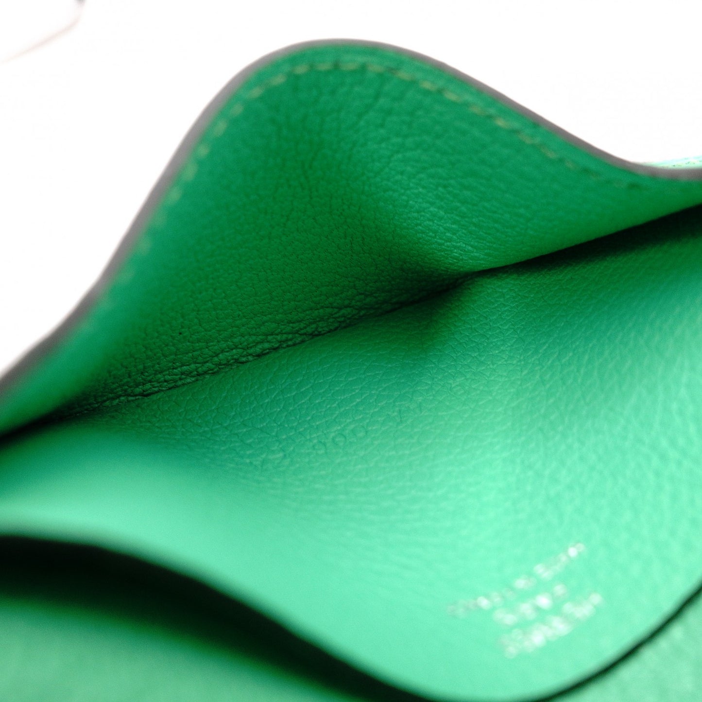 Unused HERMES Card Case, Evercolor, Veil Comique, B-stamped