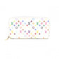 LOUIS VUITTON Zippy Wallet Monogram Multicolor Long Wallet PVC White-Toned Wallet with Gold Hardware