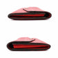 LOUIS VUITTON Monogram Implant Portefeuille Curly Long Wallet Red Leather Red 7-12-747