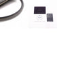 PRADA Handbag, Leather, Gray, 2-Way Crossbody, Gold Hardware, Triangle Logo