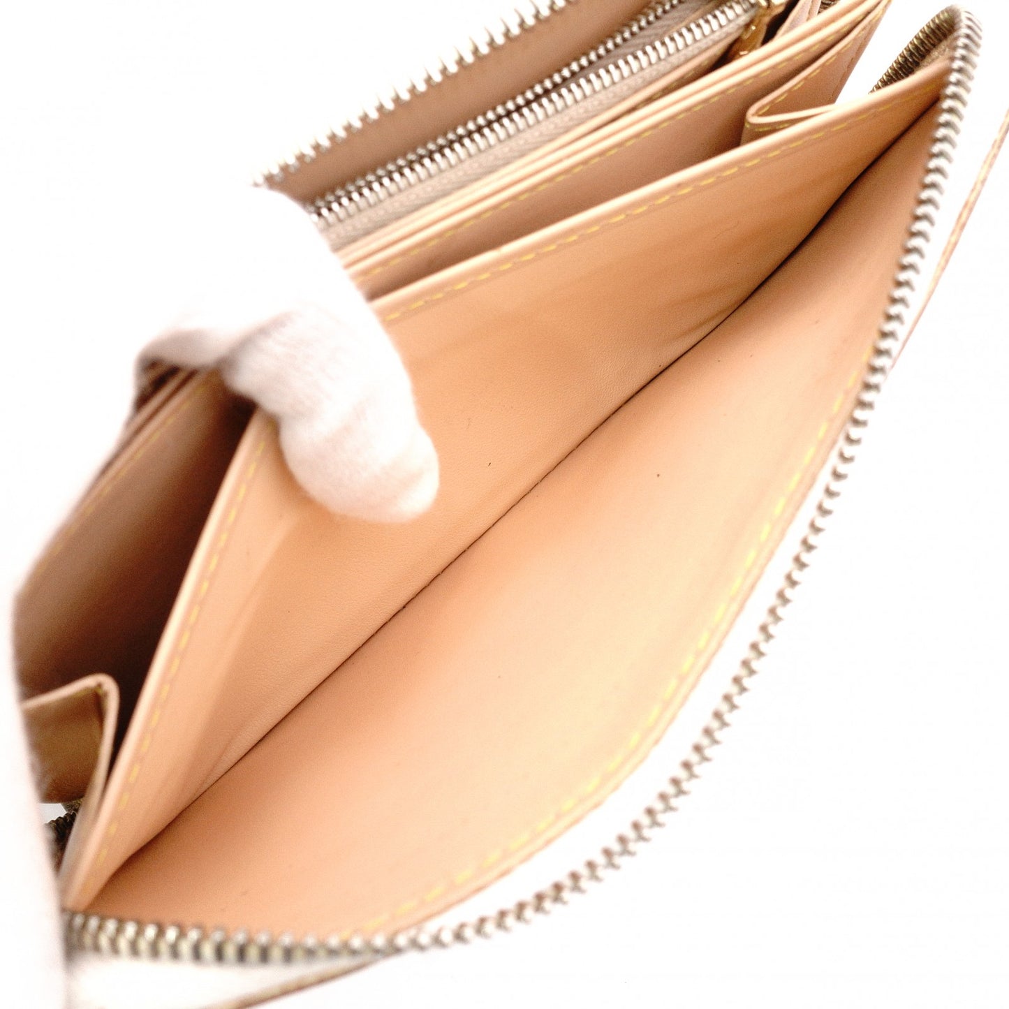 LOUIS VUITTON Zippy Wallet Monogram Multicolor Long Wallet PVC White-Toned Wallet with Gold Hardware