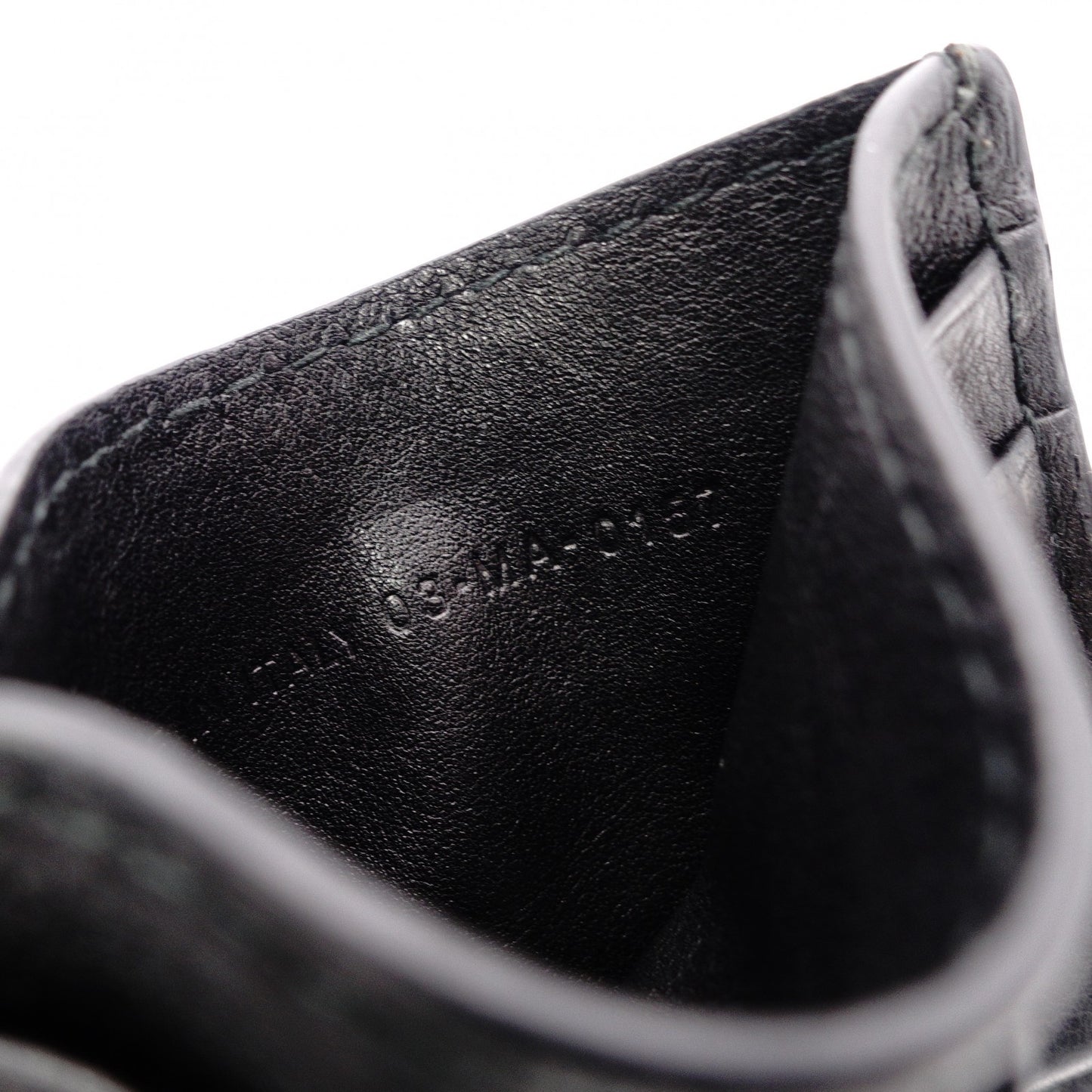 Dior Card Case, Leather, Black, Logo, Gold Hardware