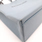BALENCIAGA Shopping Tote Handbag, Leather, Blue, 2-Way