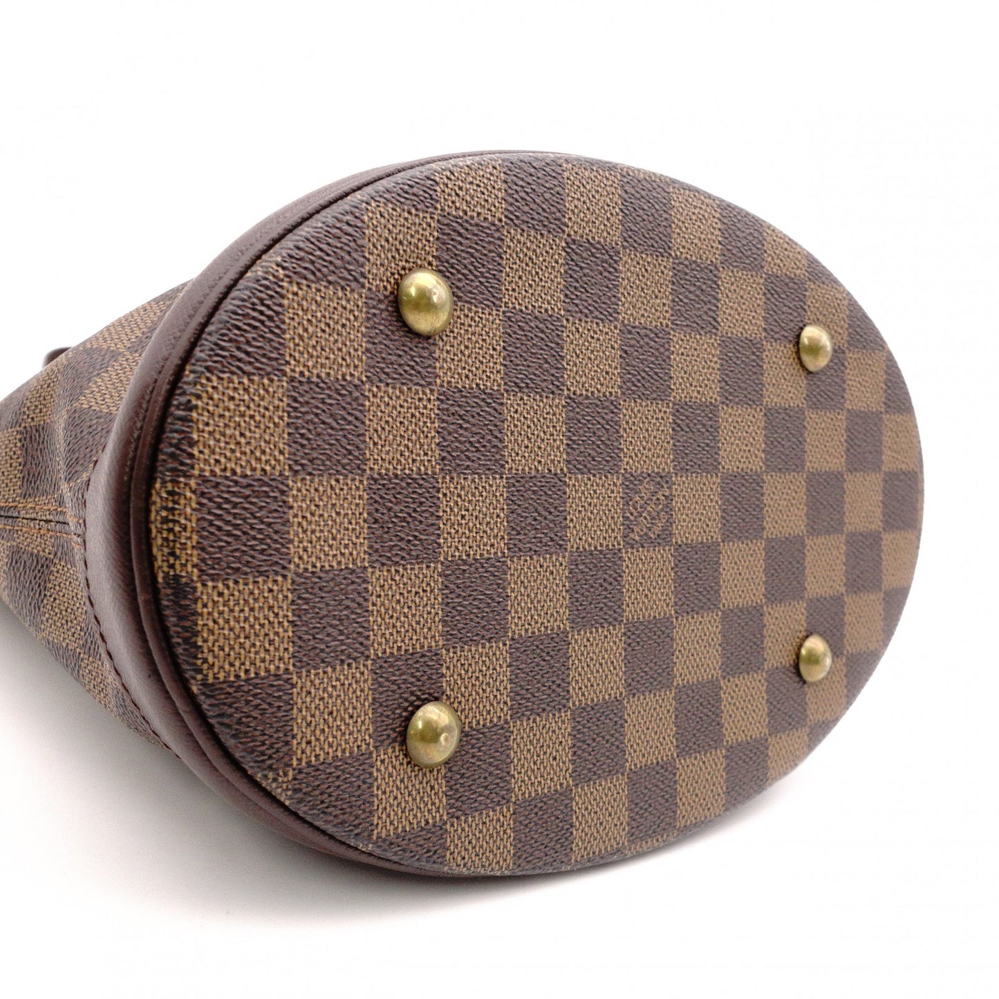 Louis Vuitton Marais Damier Ébène Shoulder Bag PVC Leather Brown Tote Bag