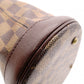Louis Vuitton Marais Damier Ébène Shoulder Bag PVC Leather Brown Tote Bag