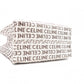 CELINE Triomphe Handbag, Canvas/Leather, White, 2-Way Crossbody, Logo