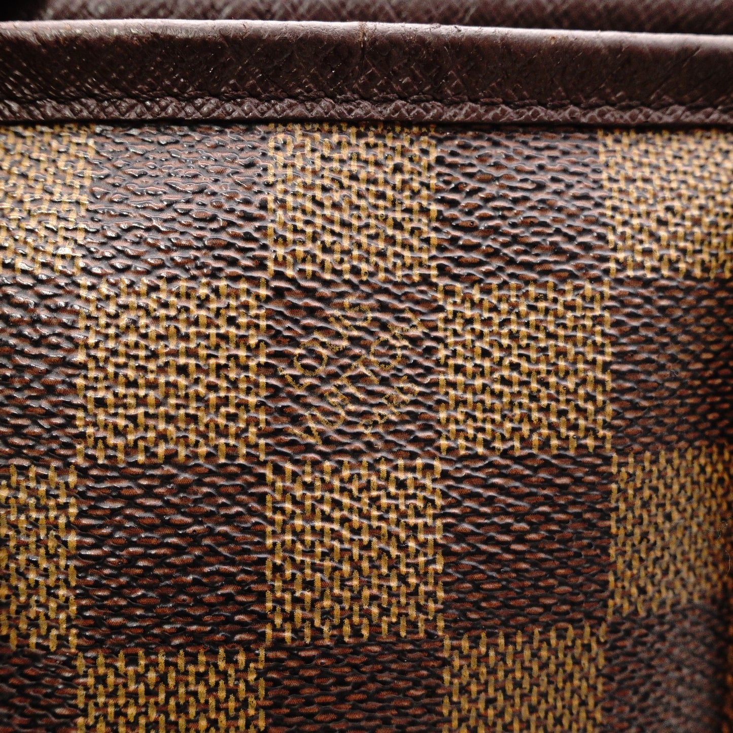 Louis Vuitton Marais Damier Ébène Shoulder Bag PVC Leather Brown Tote Bag