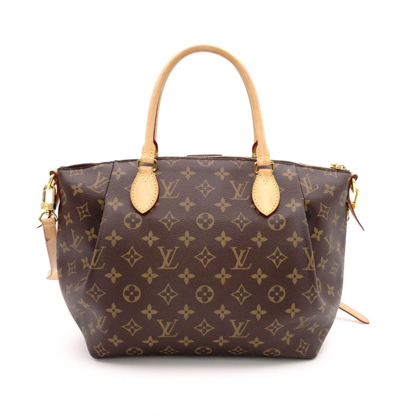 LOUIS VUITTON Churen MM Monogram Canvas Shoulder Bag, PVC/Leather, Brown, 2-Way