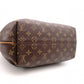 LOUIS VUITTON Churen MM Monogram Canvas Shoulder Bag, PVC/Leather, Brown, 2-Way