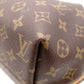 LOUIS VUITTON Churen MM Monogram Canvas Shoulder Bag, PVC/Leather, Brown, 2-Way