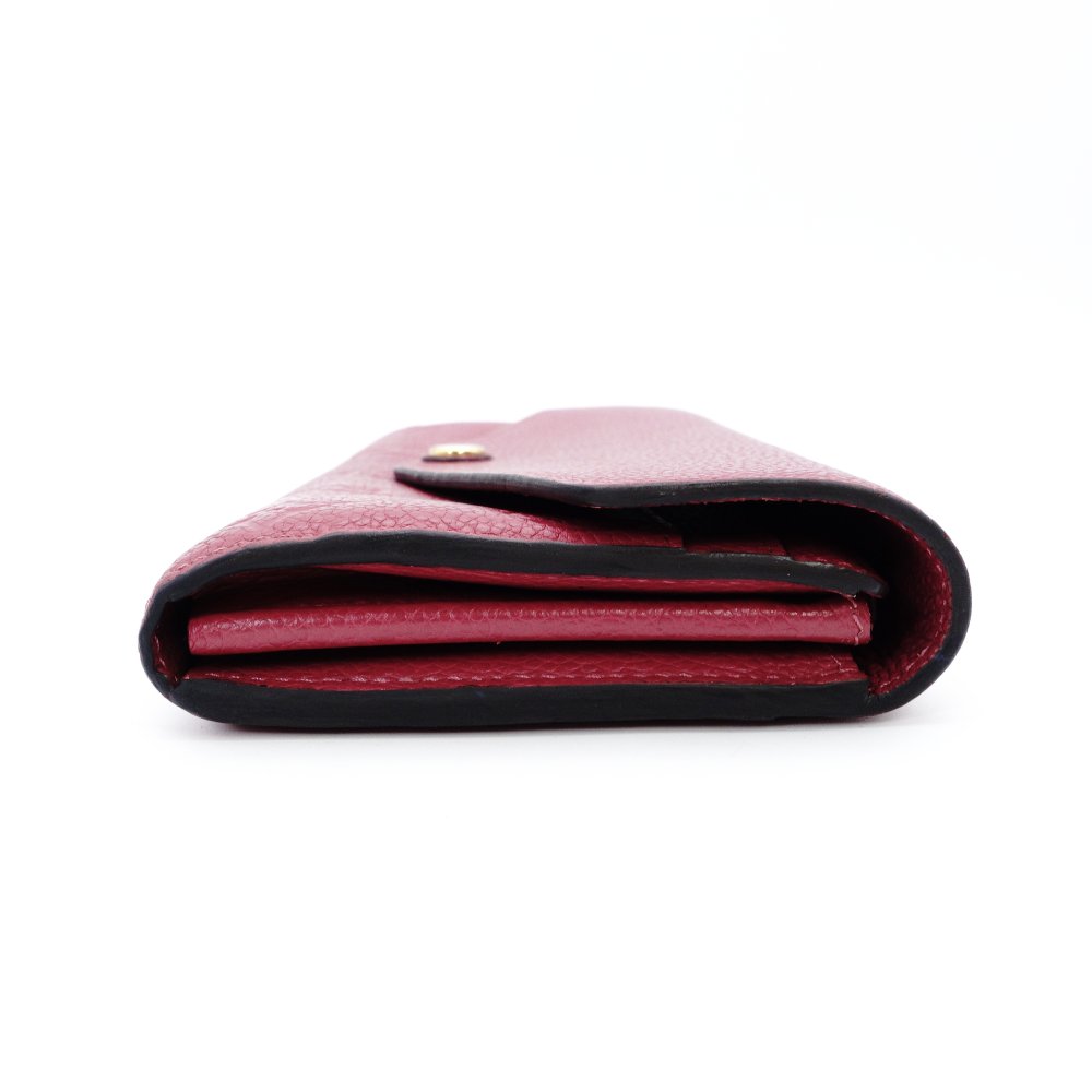 LOUIS VUITTON Portefeuille Sarah Monogram Implant Long Wallet Leather Pink M61181 Wallet 7-12-446