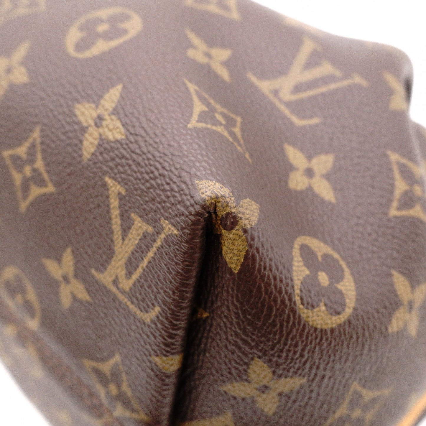 LOUIS VUITTON Churen MM Monogram Canvas Shoulder Bag, PVC/Leather, Brown, 2-Way