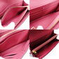 LOUIS VUITTON Portefeuille Sarah Monogram Implant Long Wallet Leather Pink M61181 Wallet 7-12-446