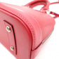 LOUIS VUITTON Alma BB Handbag, Leather, Pink Tones, 2-Way Crossbody, Silver Hardware