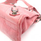 BALENCIAGA City The First Handbag, Leather, Pink, 2-Way