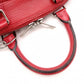 LOUIS VUITTON Alma BB Handbag, Leather, Pink Tones, 2-Way Crossbody, Silver Hardware