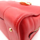 LOEWE Amazonas Handbag, Leather, Red, Anagram, Gold Hardware