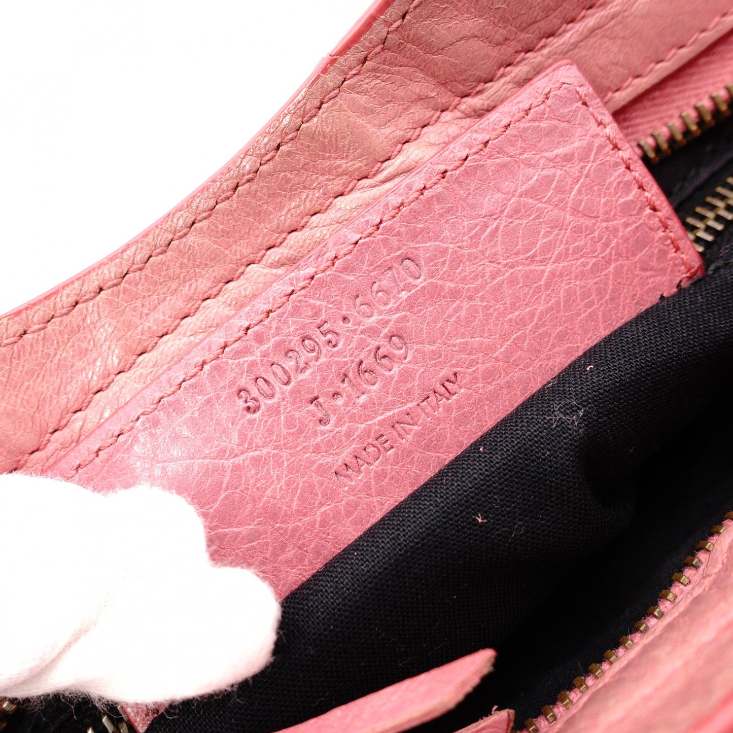 BALENCIAGA City The First Handbag, Leather, Pink, 2-Way