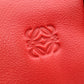 LOEWE Amazonas Handbag, Leather, Red, Anagram, Gold Hardware