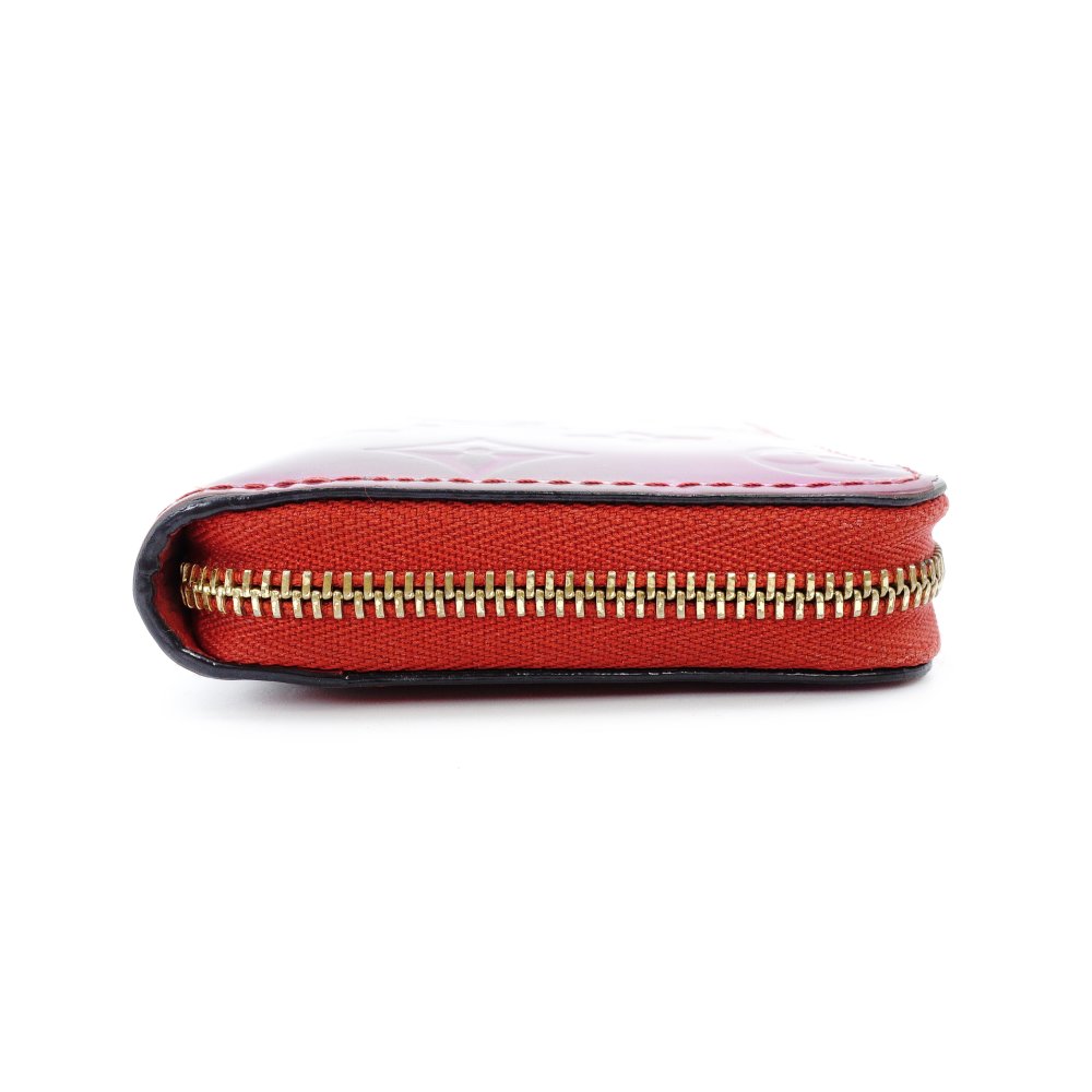 Louis Vuitton Valentine's Day Collaboration Vernis Zippy Coin Case Pink-Tone Patent Leather 7-12-190