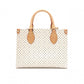 LOUIS VUITTON OTG PM On-the-Go Handbag, Leather, White, 2-Way Crossbody