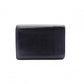 SAINT LAURENT Tiny Wallet Origami Cassandra Tri-fold Wallet, Leather, Black with Gold Hardware