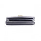 SAINT LAURENT Tiny Wallet Origami Cassandra Tri-fold Wallet, Leather, Black with Gold Hardware