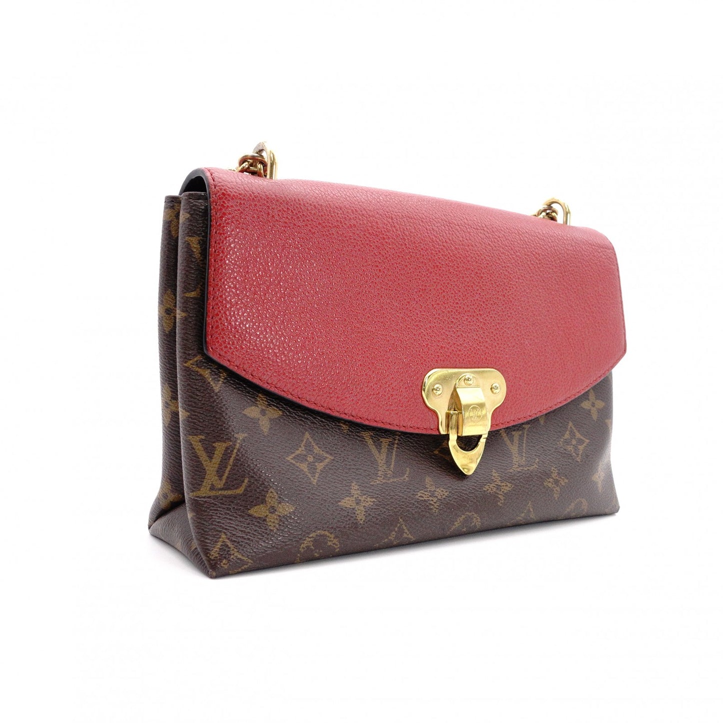 LOUIS VUITTON Samprace Monogram Canvas Shoulder Bag, PVC/Leather, Brown