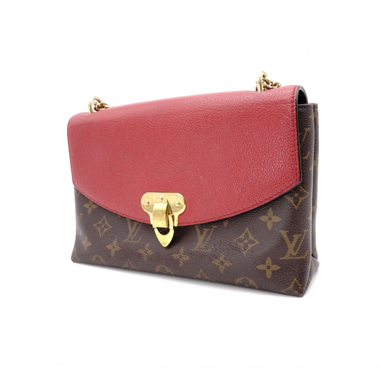 LOUIS VUITTON Samprace Monogram Canvas Shoulder Bag, PVC/Leather, Brown