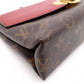 LOUIS VUITTON Samprace Monogram Canvas Shoulder Bag, PVC/Leather, Brown