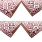 LOUIS VUITTON Petite Sac Plat Monogram Jacquard Handbag 2-Way Shoulder Bag Bordeaux × Brown 7-12-363