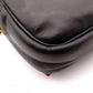 PRADA Ribbon Shoulder Bag, Leather, Black and Red with Gold Hardware