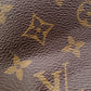 LOUIS VUITTON Samprace Monogram Canvas Shoulder Bag, PVC/Leather, Brown