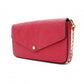 LOUIS VUITTON Pochette Félicie Monogram Anplant Shoulder Bag, Leather, Red
