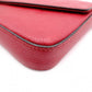 LOUIS VUITTON Pochette Félicie Monogram Anplant Shoulder Bag, Leather, Red