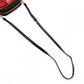 PRADA Ribbon Shoulder Bag, Leather, Black and Red with Gold Hardware