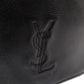 YVES SAINT LAURENT YSL Logo Stitch Cassandra Logo Shoulder Bag, Leather, Black