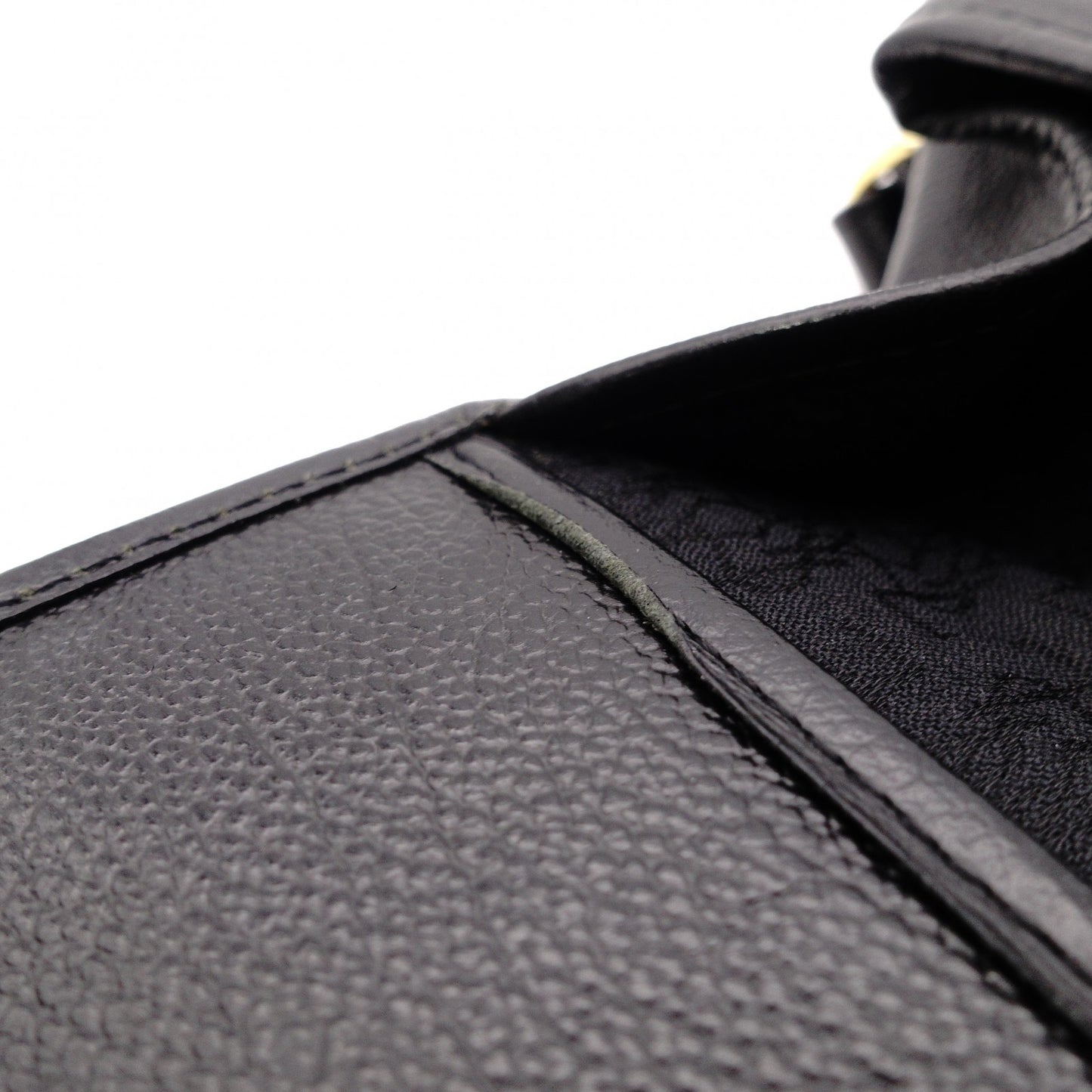 YVES SAINT LAURENT YSL Logo Stitch Cassandra Logo Shoulder Bag, Leather, Black