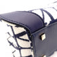 Valentino Garavani Twill Iconograph Handbag, Canvas, Navy, 2-Way, Logo