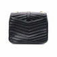 SAINT LAURENT Chain Shoulder Bag, Sulpis Shoulder Bag, Leather, Black