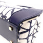 Valentino Garavani Twill Iconograph Handbag, Canvas, Navy, 2-Way, Logo