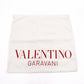 Valentino Garavani Twill Iconograph Handbag, Canvas, Navy, 2-Way, Logo