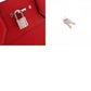 LOUIS VUITTON City Steamer PM Handbag, Leather, Red, 2-Way Shoulder Bag