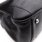 CHANEL Lambskin Chocolate Bar Mini Boston Shoulder Bag, Leather, Black, Silver Hardware